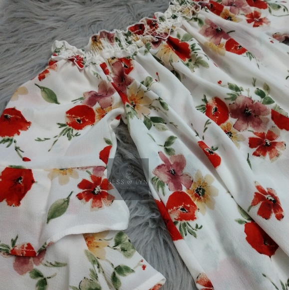 🆕 Floral Bell Sleeve Off Shoulder Boho Top - Picture 7 of 9